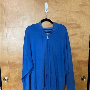 Athletic Works Blue Zip Up Sweater